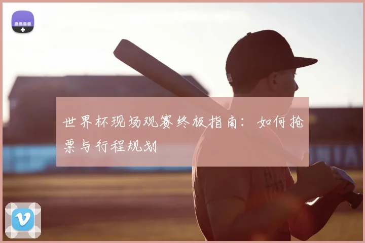 世界杯现场观赛终极指南：如何抢票与行程规划
